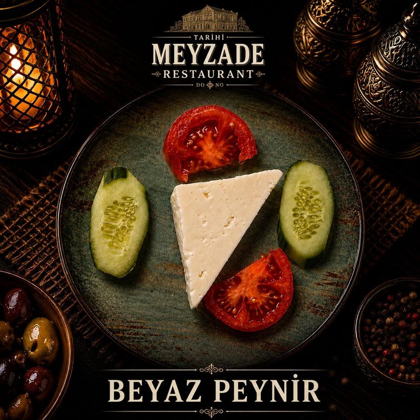 Fromage blanc turc — Tarihi Meyzade, meyhane de Kasımpaşa, Istanbul