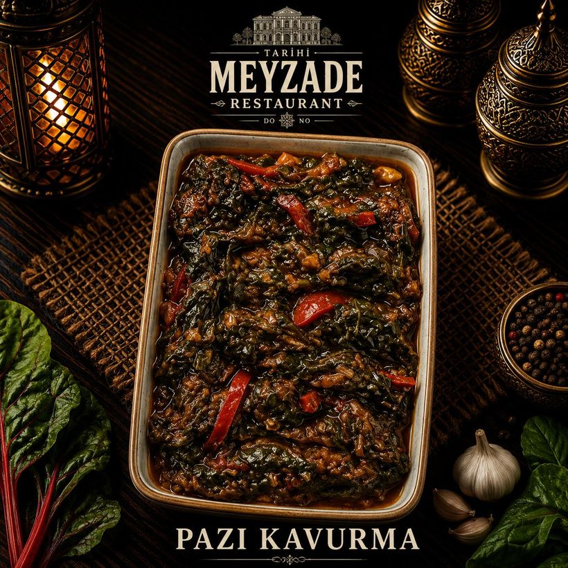 Blettes sautées — Tarihi Meyzade, meyhane de Kasımpaşa, Istanbul